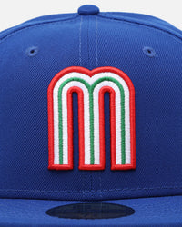 New Era Mexico National Baseball Team 59FIFTY Fitted Light Royal
