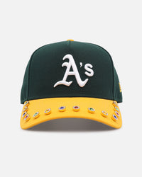 New Era Oakland Athletics 'Visor Embellishment' 9FORTY A-Frame Snapback Official Team Colors