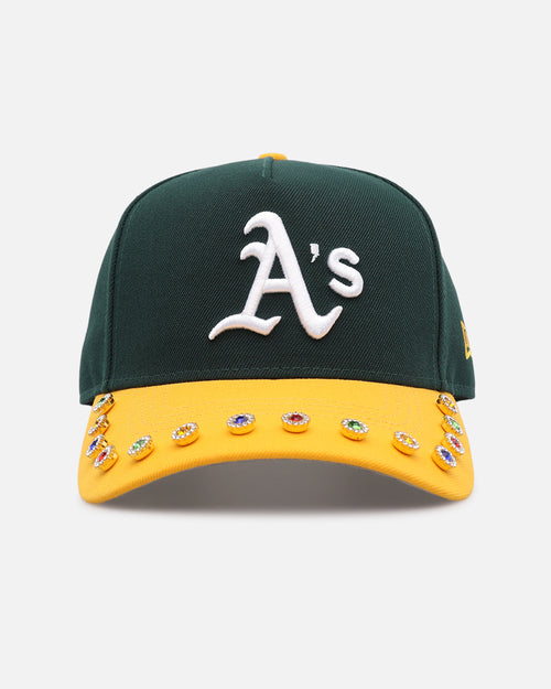 New Era Oakland Athletics 'Visor Embellishment' 9FORTY A-Frame Snapback Official Team Colors
