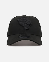 New Era Jacksonville Jaguars 'Black on Black' 9FORTY A-Frame Snapback Black/Black