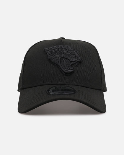 New Era Jacksonville Jaguars 'Black on Black' 9FORTY A-Frame Snapback Black/Black