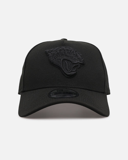 New Era Jacksonville Jaguars 'Black on Black' 9FORTY A-Frame Snapback Black/Black
