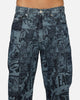 X-Large Comic Denim Pants Indigo
