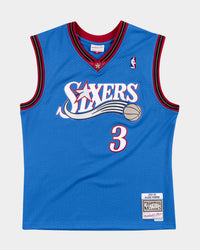 Mitchell & Ness Philadelphia 76ers Allen Iverson '99-'00 #3 Swingman Jersey Royal