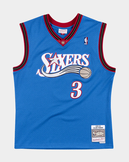 Mitchell & Ness Philadelphia 76ers Allen Iverson '99-'00 #3 Swingman Jersey Royal
