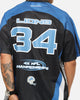 Mitchell & Ness Detroit Lions Warehouse Rave Jersey Black/Blue/White