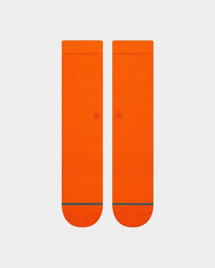 Stance Icon Athletic Socks Orange