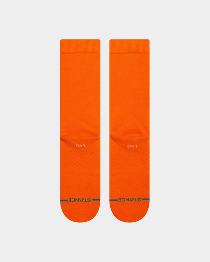 Stance Icon Athletic Socks Orange