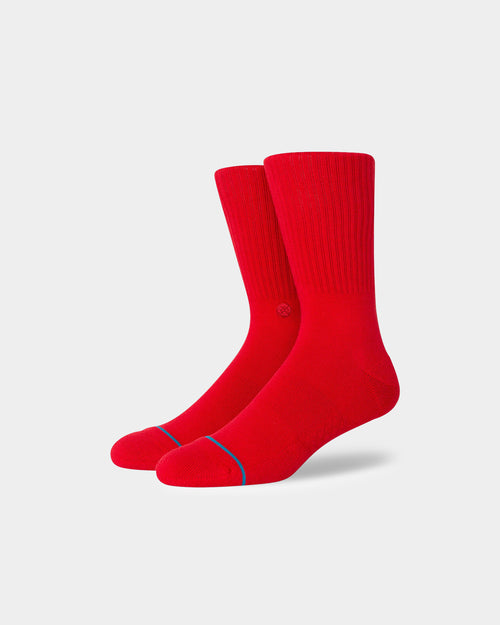 Stance Icon Athletic Socks Red