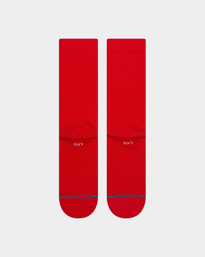 Stance Icon Athletic Socks Red