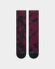 Stance X NBA Logoman Dye Crewcut Socks Maroon