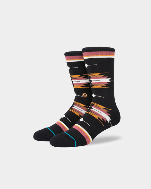 Stance Cloaked Crewcut Socks Washed Black