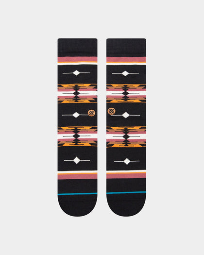 Stance Cloaked Crewcut Socks Washed Black