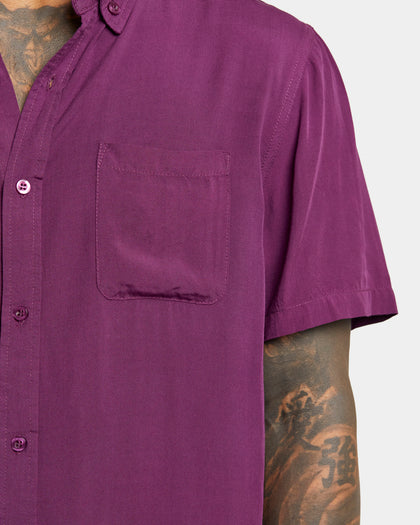 XXIII Marko Button Up Shirt Eggplant