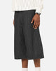 Ed Hardy Shinjuku Jorts Black Pinstripe