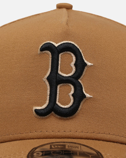 New Era Boston Red Sox 9FORTY A-Frame Snapback Wheat
