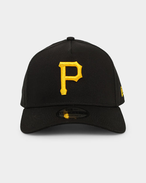 New Era Pittsburgh Pirates 'Team Logo' 9FORTY A-Frame Snapback Black/OTC