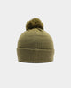 New Era Raiders Pom Knit Beanie Olive/Black