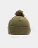 New Era Raiders Pom Knit Beanie Olive/Black