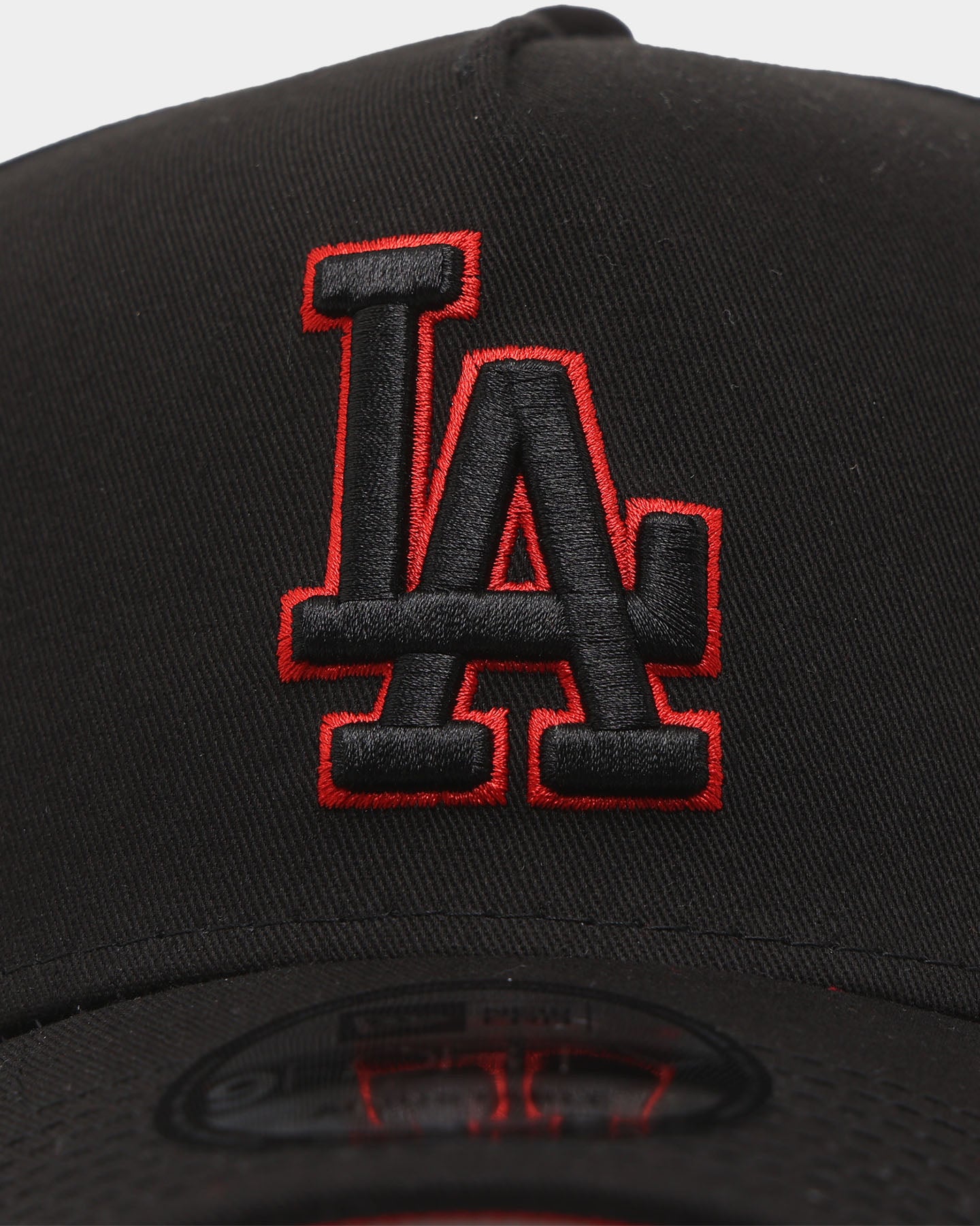 Los Angeles Dodgers キャップ レッド ブラック LA Black/Red BW 940 AF Snapback - The Locker Room of Downey