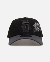 New Era San Diego Padres 'Stealth Roses' 9FORTY A-Frame Snapback Black