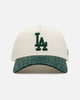 New Era Los Angeles Dodgers 'Croc Skin 2.0' 9FORTY A-Frame Snapback Chrome/Dark Green