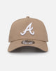 New Era Atlanta Braves 'Tumbleweed Seasonal' 9FORTY A-Frame Snapback Tumbleweed/White