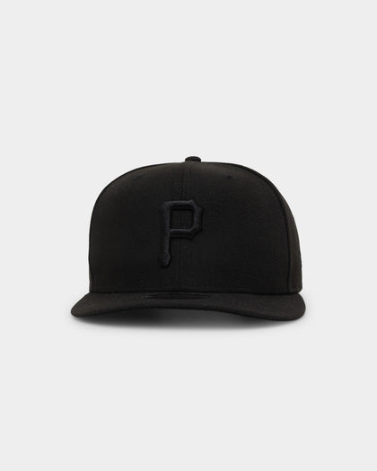 New Era Pittsburgh Pirates 9FIFTY High Crown Precurved Snapback Black/Black