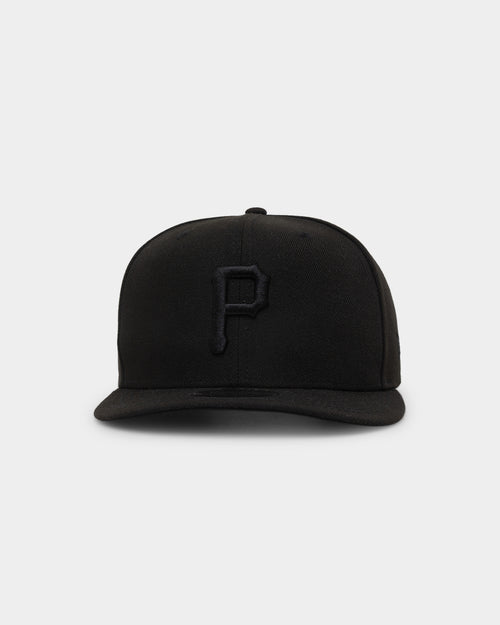 New Era Pittsburgh Pirates 9FIFTY High Crown Precurved Snapback Black/Black