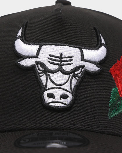 New Era Chicago Bulls 'Rose Emblem' 9FORTY A-Frame Snapback Black