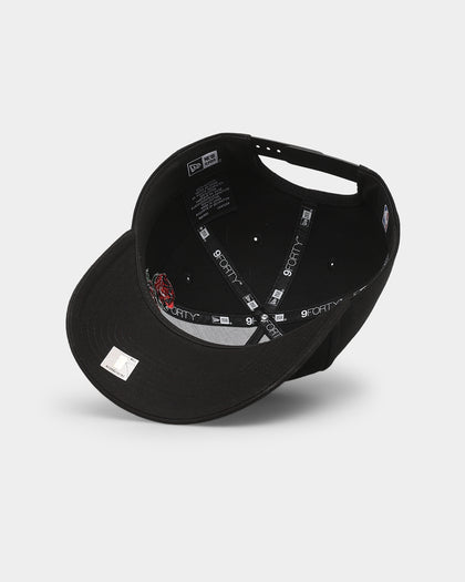 New Era Chicago Bulls 'Rose Emblem' 9FORTY A-Frame Snapback Black
