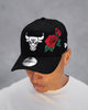 New Era Chicago Bulls 'Rose Emblem' 9FORTY A-Frame Snapback Black