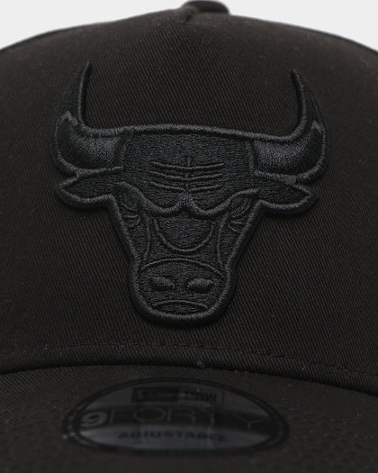 New Era Chicago Bulls 9FORTY A-Frame Snapback Black/Black