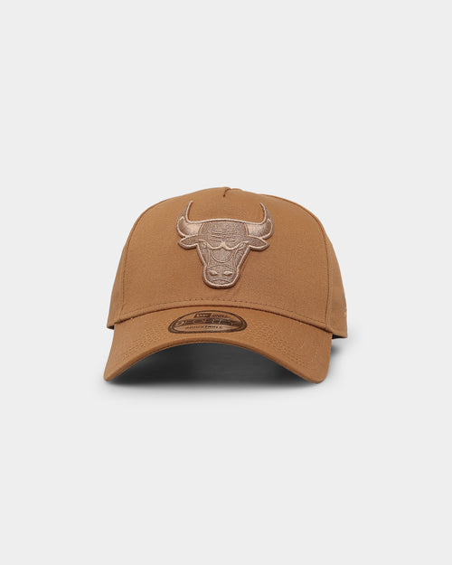 New Era Chicago Bulls Tonal 9FORTY A-Frame Snapback Wheat