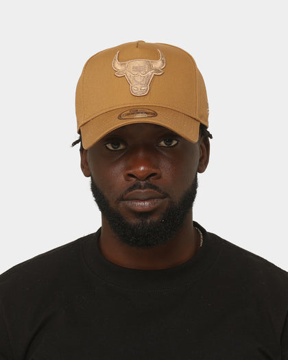 New Era Chicago Bulls Tonal 9FORTY A-Frame Snapback Wheat