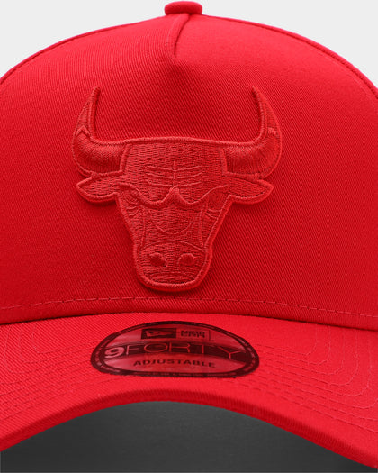 New Era Chicago Bulls Tonal 9FORTY A-Frame Snapback Scarlet