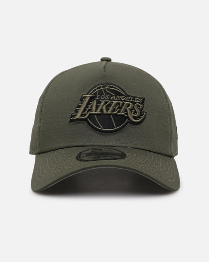 New Era Los Angeles Lakers 9FORTY A-Frame Snapback New Olive/Black