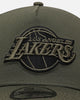 New Era Los Angeles Lakers 9FORTY A-Frame Snapback New Olive/Black