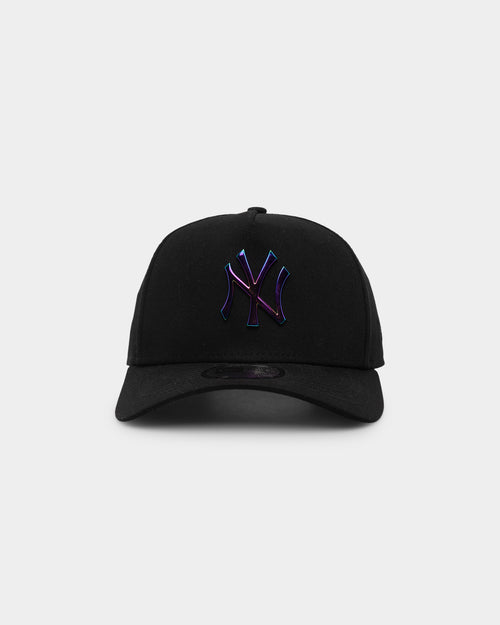 New Era New York Yankees 'Metal Badge' 9FORTY K-Frame Snapback Black/Iridescent
