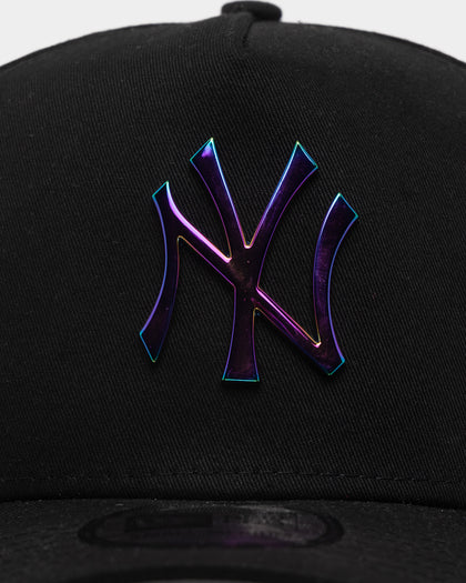 New Era New York Yankees 'Metal Badge' 9FORTY K-Frame Snapback Black/Iridescent