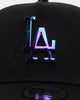 New Era Los Angeles Dodgers 'Metal Badge' 9FORTY K-Frame Snapback Black/Iridescent