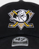 47 Brand Anaheim Ducks 47 Clean Up Strapback Black
