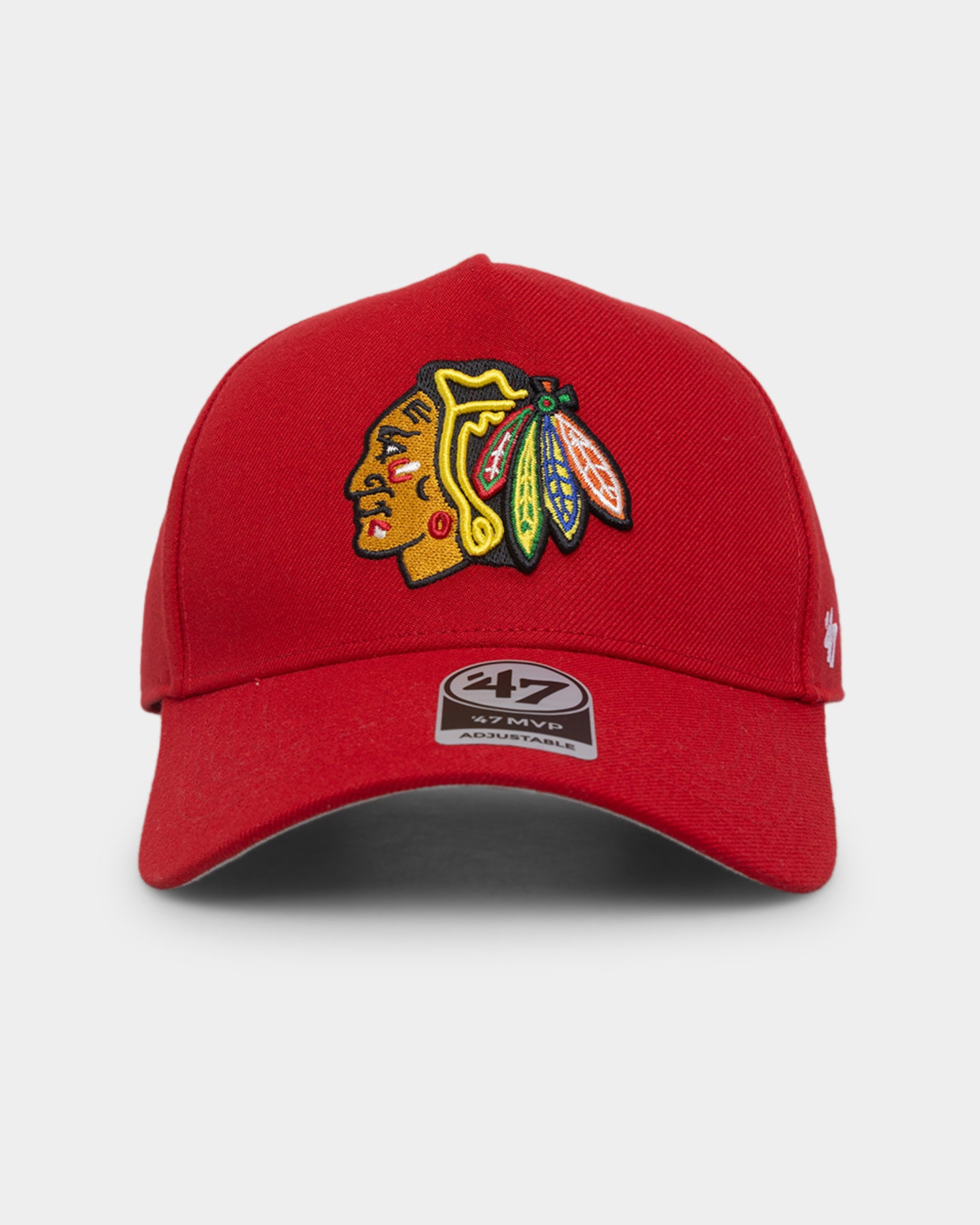 47 Brand Men's Chicago Blackhawks MVP DT Snapback Red | Culture