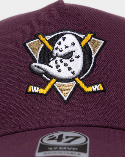 47 Brand Anaheim Ducks MVP DT Snapback Plum