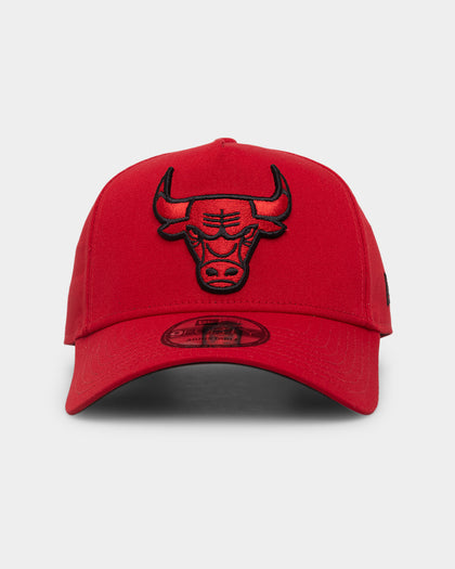 New Era Chicago Bulls 9FORTY A-Frame Snapback Scarlet/Black