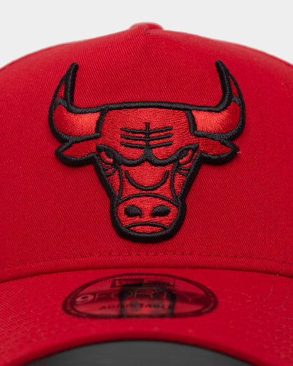 New Era Chicago Bulls 9FORTY A-Frame Snapback Scarlet/Black