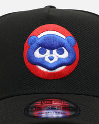 New Era Chicago Cubs 'Black And Team Color' 9FORTY A-Frame Snapback Black/Official Team Color