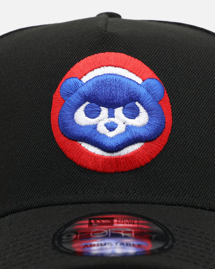 New Era Chicago Cubs 'Black And Team Color' 9FORTY A-Frame Snapback Black/Official Team Color