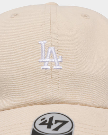 47 Brand Los Angeles Dodgers Base Runner Clean Up Strapback Natural