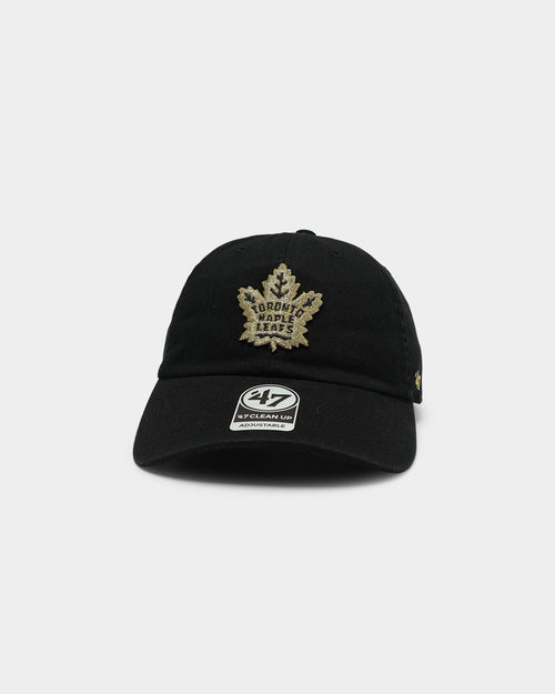 47 Brand Toronto Maple Leafs Clean Up Strapback Black/Gold